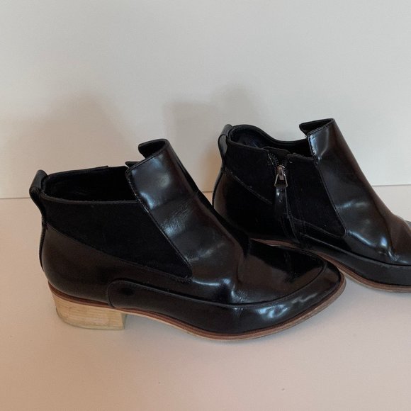 Derek Lam Suede and Leather Ankle Boots - Picture 4 of 6